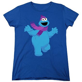 Sesame Street Furry Friends Forever! Cookie Monster Short Sleeve Women´s Tee