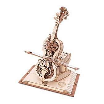 Diy 3d Music Box Puzzle Magic Cello 199 pc