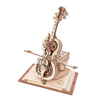 Diy 3d Music Box Puzzle Magic Cello 199 pc