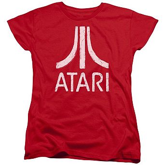 Atari Rough Logo Short Sleeve Womens Tee