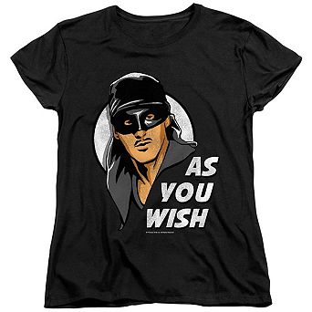 Princess Bride As You Wish Short Sleeve Womens Tee