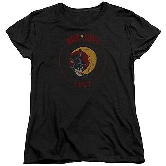 Bon Jovi 1987 Short Sleeve Womens Tee