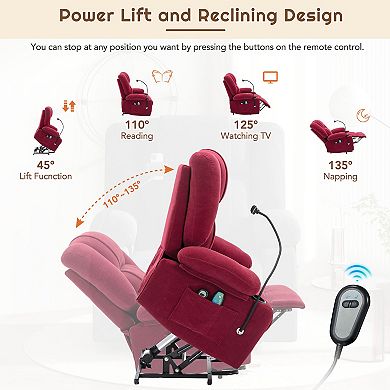 Merax Power Lift Recliner Chair Electric Recliner For Elderly Recliner Chair