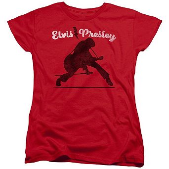 Elvis Presley Overprint Short Sleeve Women´s Tee