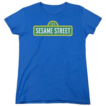 Sesame Street Logo Short Sleeve Womens Tee