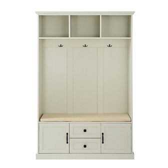 Merax Hall Tree With Storage Bench