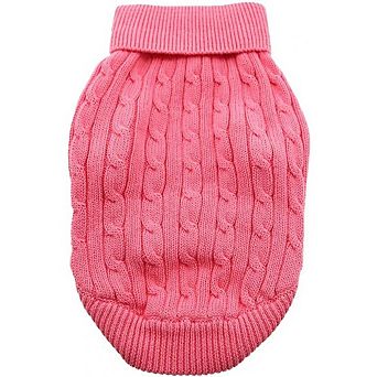 Doggie Design Dog Cable Knit 100% Cotton Sweater