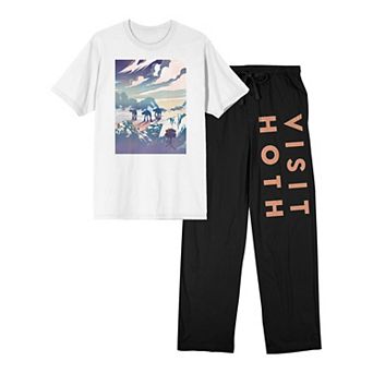 Men's Star Wars Visit Hoth Pajama Top & Pajama Bottom Set