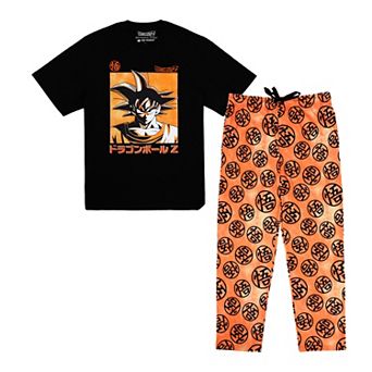 Men's Dragon Ball Z Goku Pajama Top & Pajama Bottom Set