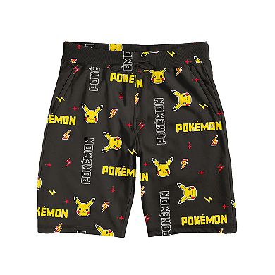 Men's Pokémon Pikachu Big Face Pajama Top & Pajama Bottom Set
