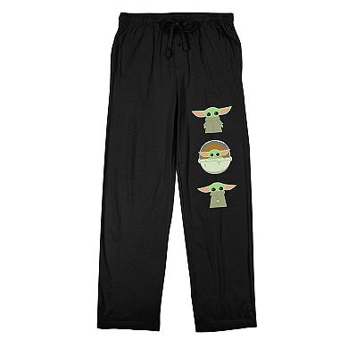 Men's The Mandalorian Grogu Pajama Top & Pajama Bottom Set