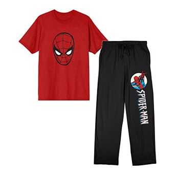 Men's Spider-Man Classic Pajama Top & Pajama Bottom Set