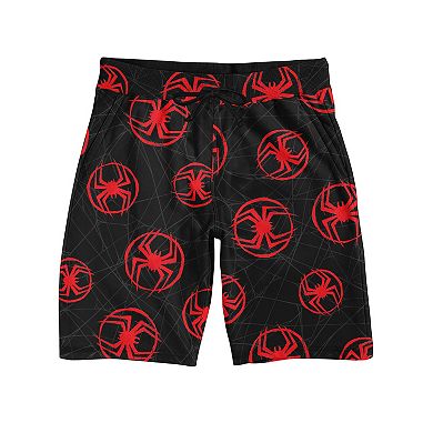 Men's Spider-Man Pajama Top & Pajama Bottom Set