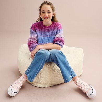 Girls 6-20 SO® Boxy Crewneck Sweater in Regular & Plus Size