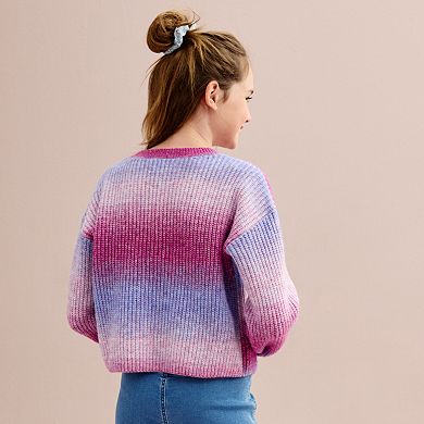 Girls 6-20 SO® Boxy Crewneck Sweater in Regular & Plus Size