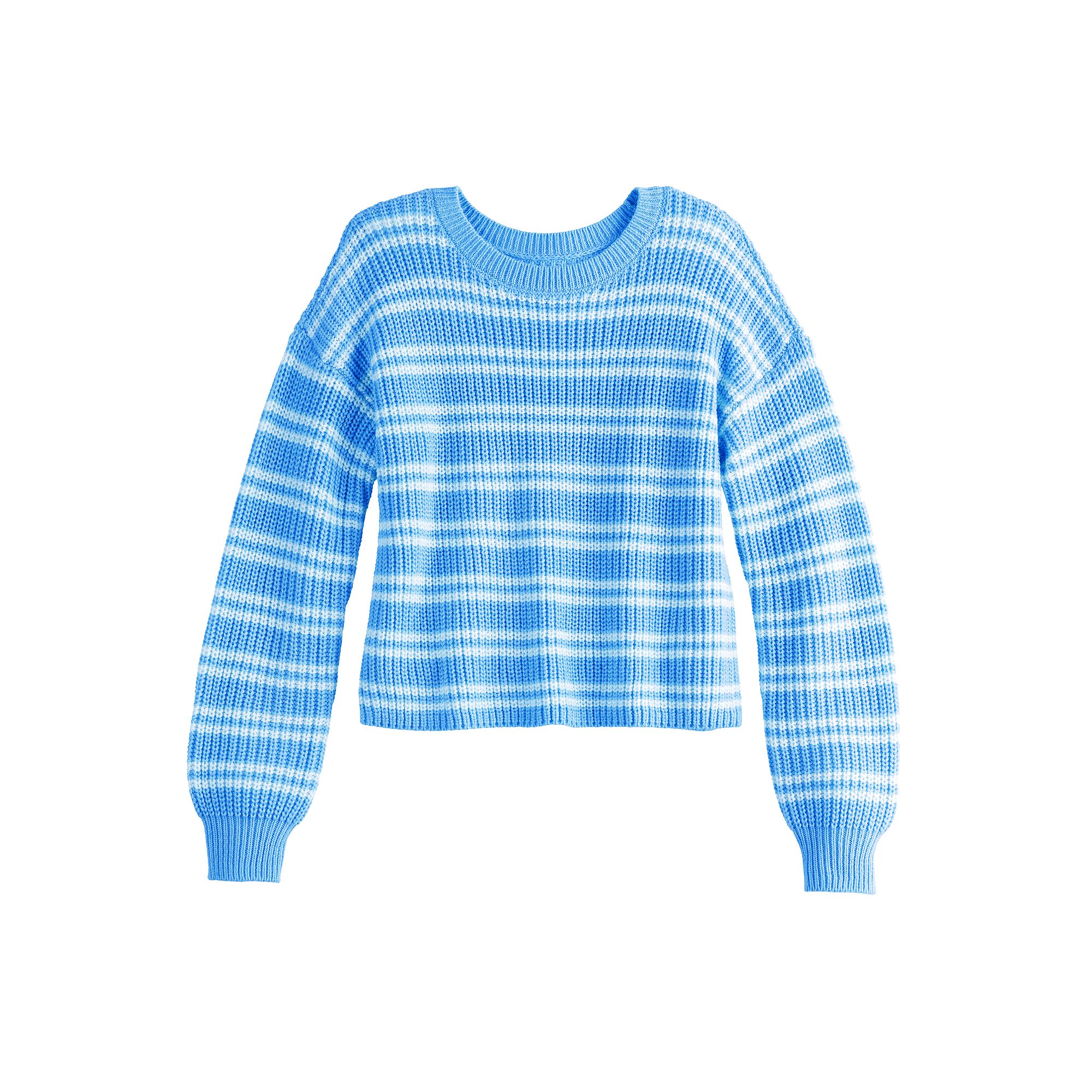 Girls 6-20 SO® Striped Boxy Crewneck Sweater in Regular & Plus Size, Girl