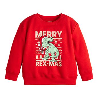 Baby & Toddler Boy Jumping Beans® Fleece Holiday Graphic Sweatshirt