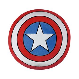 The Big One® Marvel Captain America Shield Red Plushable Pillow