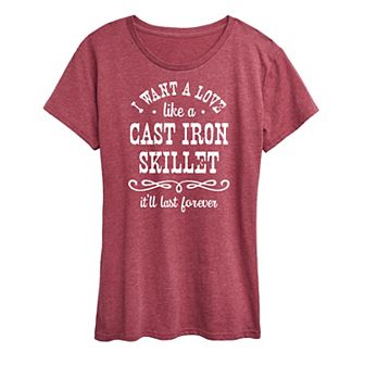 Women's Love Like A Cast Iron Skillet Graphic Tee
