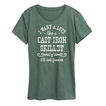 Women's Love Like A Cast Iron Skillet Graphic Tee