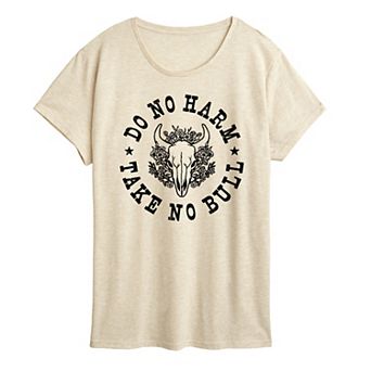 Women's Do No Harm Take No Bull Graphic Tee