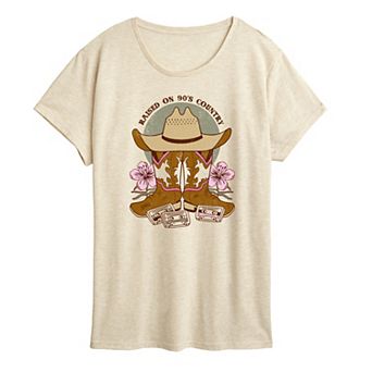 Women's Raised On 90's Country Graphic Tee