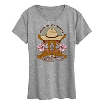 Women's Raised On 90's Country Graphic Tee
