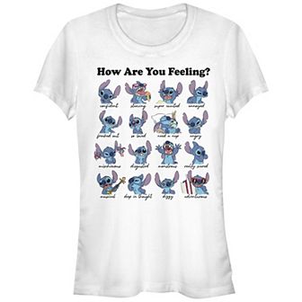 Disney's Lilo & Stitch How Are You Feeling Juniors' Fitted Graphic Tee