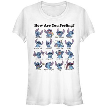 Disney's Lilo & Stitch How Are You Feeling Juniors' Fitted Graphic Tee