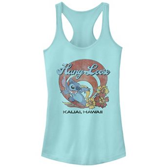 Disney's Lilo & Stitch Hang Loose Stitch Racerback Graphic Tank Top