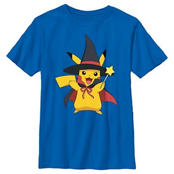 Boys Pokemon Pikachu In Witch Costume Graphic Tee