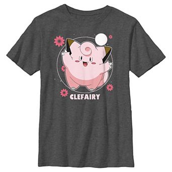 Boys Pokemon Clefairy Flower Dance Graphic Tee
