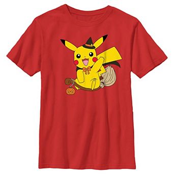 Boys Pokemon Pikachu Witch Flight Graphic Tee