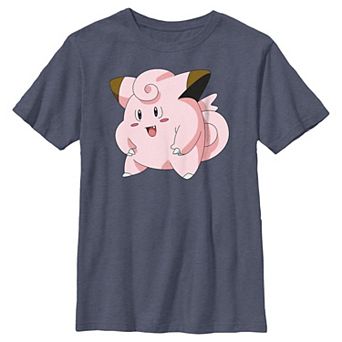 Boys Pokemon Happy Clefairy Graphic Tee