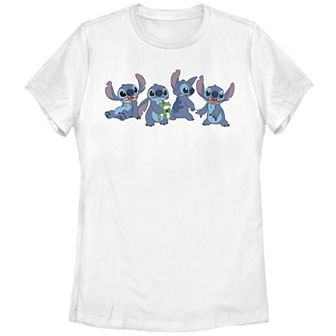 Disney's Lilo & Stitch Four In Line Stitch Graphic Tee