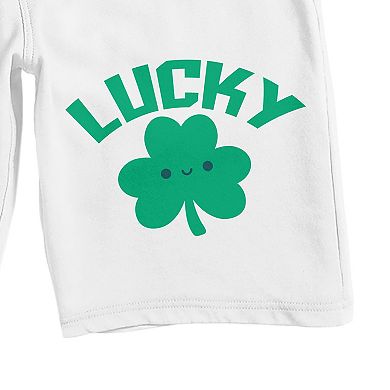 Men's St. Patrick's Day Lucky Clover Sleep Shorts