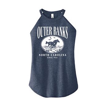 Juniors' Outer Banks High Neck Tank Top