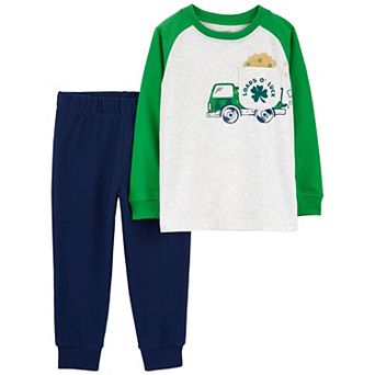 Baby Boy Carter's 2 pc Loads O' Luck Raglan Tee & Pants Set