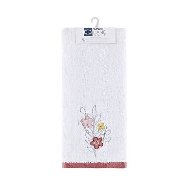 The Big One® Floral 2-Pack Hand Towel Set