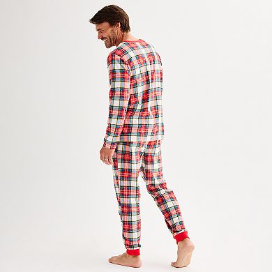 Men's Jammies For Your Families® Jingle Bell Rock Pajama Top & Jogger Pajama Bottoms Set