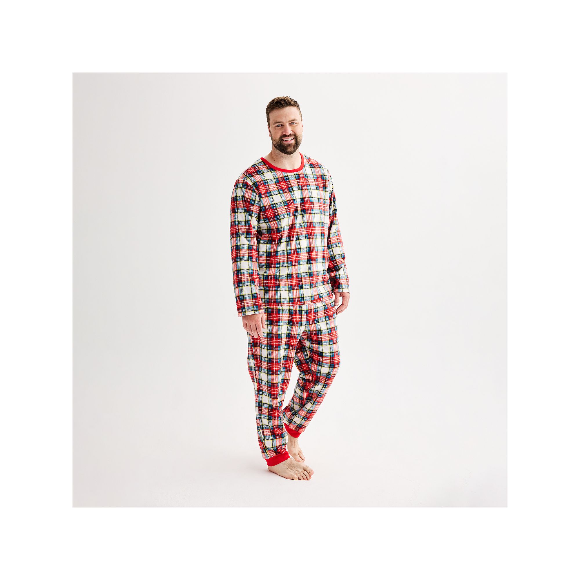 Big & Tall Jammies For Your Families® Jingle Bell Rock Pajama Top & Jogger