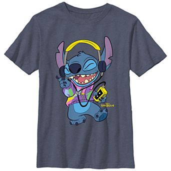 Disney's Lilo & Stitch Boys 8-20 Cool Rockin' Stitch Tee