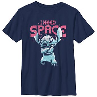 Disney's Lilo & Stitch Boys 8-20 I Need Space Stitch Tee
