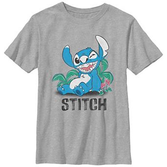 Disney's Lilo & Stitch Winking Stitch Boys Graphic Tee