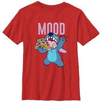Disney's Lilo & Stitch Eating Mood Stitch Boys Graphic Tee