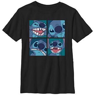 Disney's Lilo & Stitch Expressions Of Stitch Boys Graphic Tee
