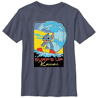 Disney's Lilo & Stitch Surf's Up Stitch Kauai Boys Graphic Tee