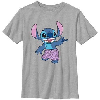 Disney's Lilo & Stitch Shaka Greeting Stitch Boys Graphic Tee