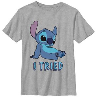 Disney's Lilo & Stitch I Tried Stitch Boys Graphic Tee