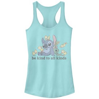 Disney's Lilo & Stitch Be Kind To All Kinds Racerback Graphic Tank Top